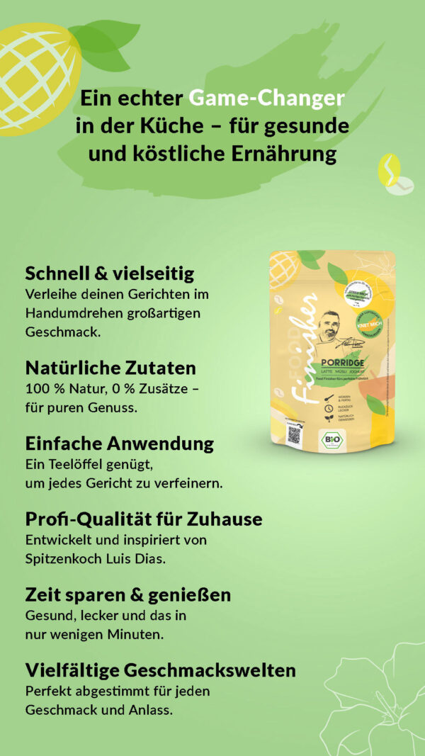 BIO PORRIDGE FOOD FINISHER – Bild 5