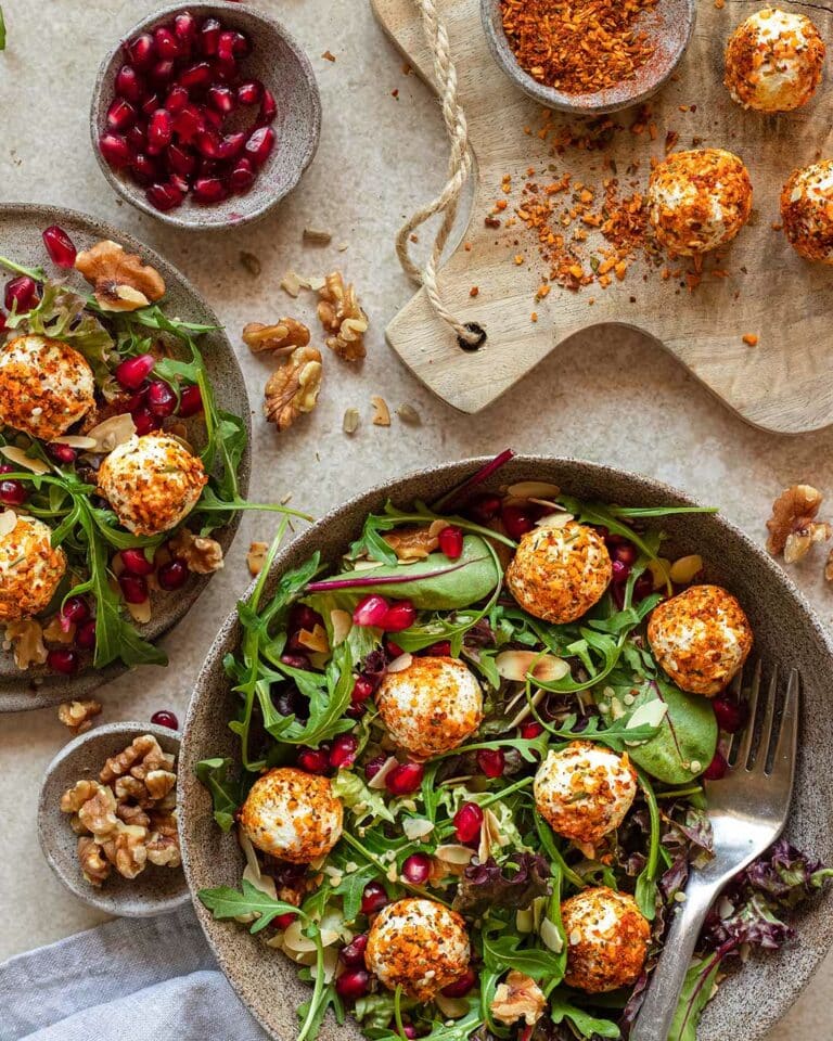 Salat mit Feta Bällchen - Rezept - Food Finisher Spices